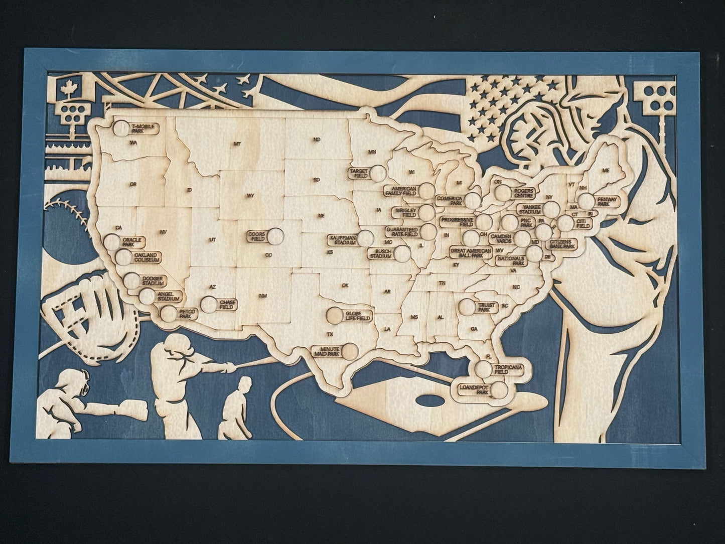 Baseball Stadium Map