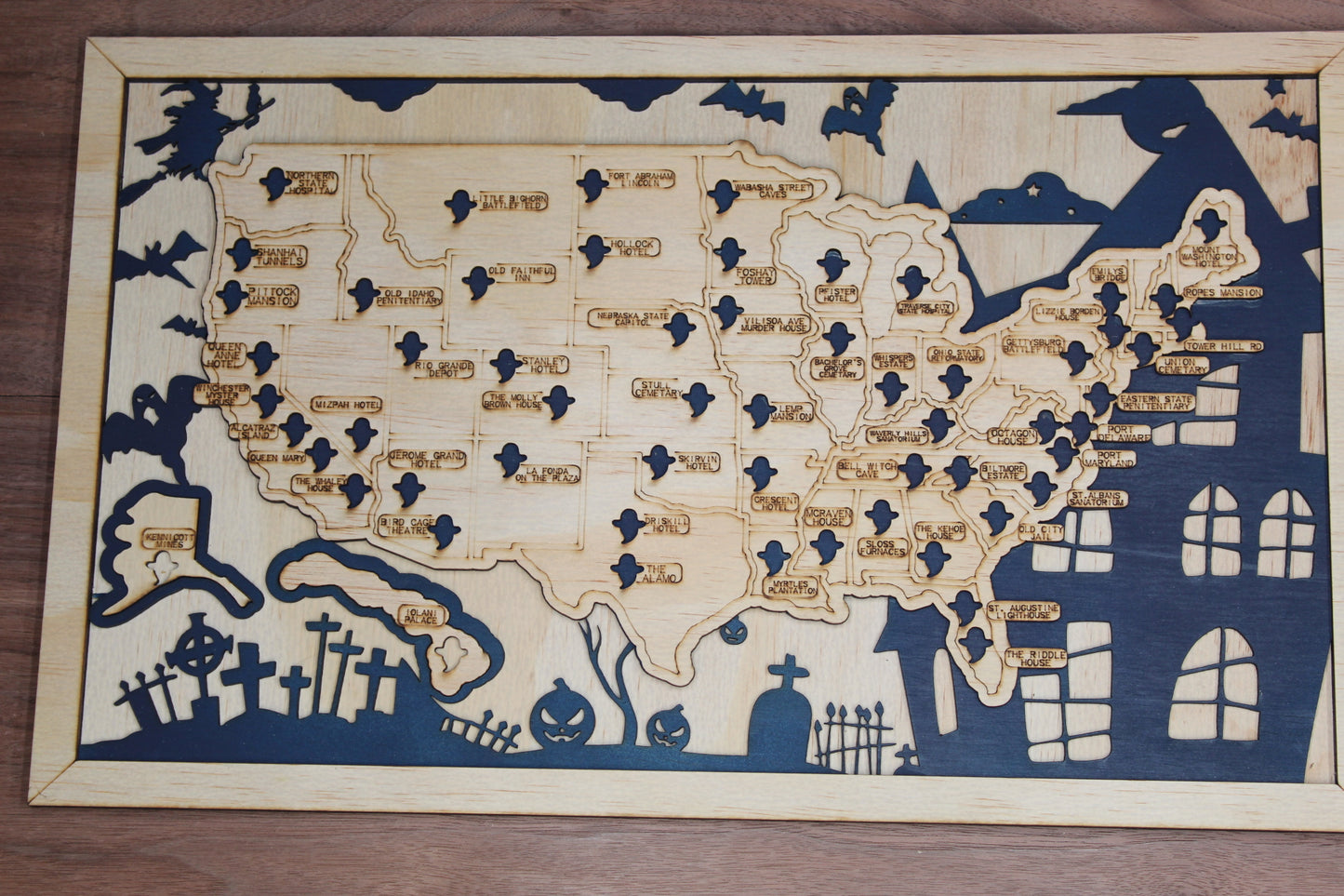 Haunted Places Map