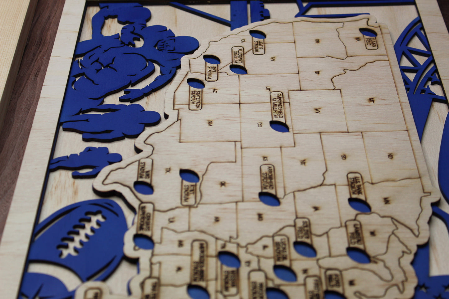 Football Stadiums Map