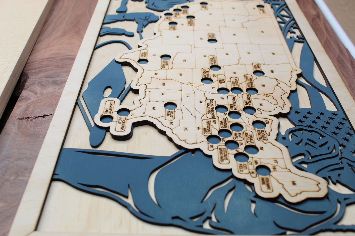 Baseball Stadium Map