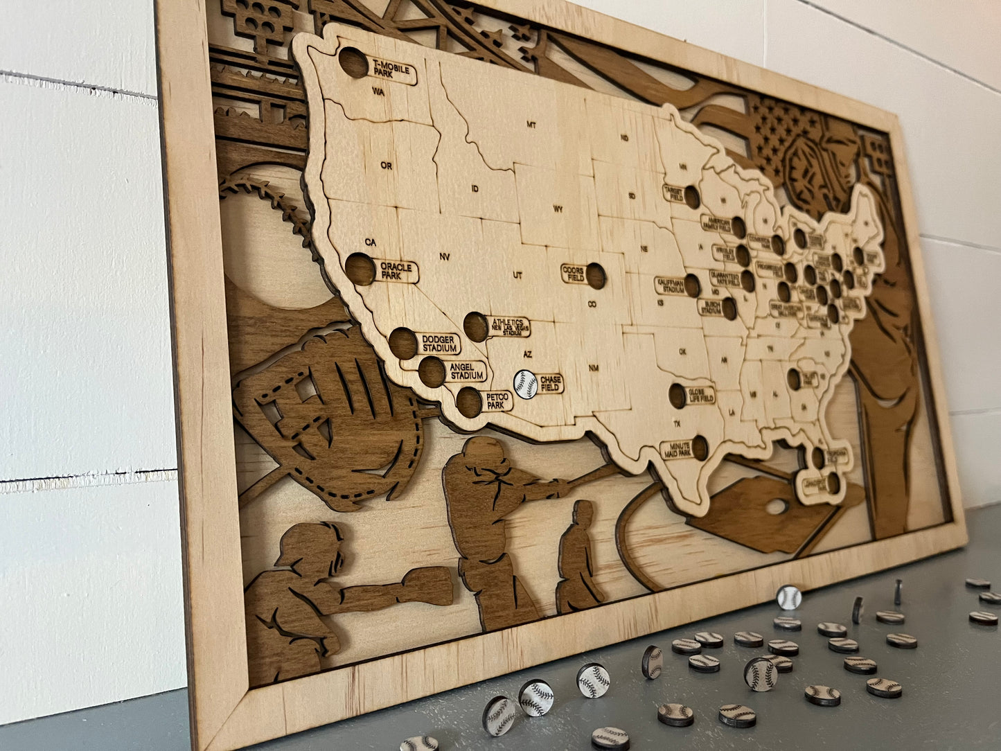 Baseball Stadium Map