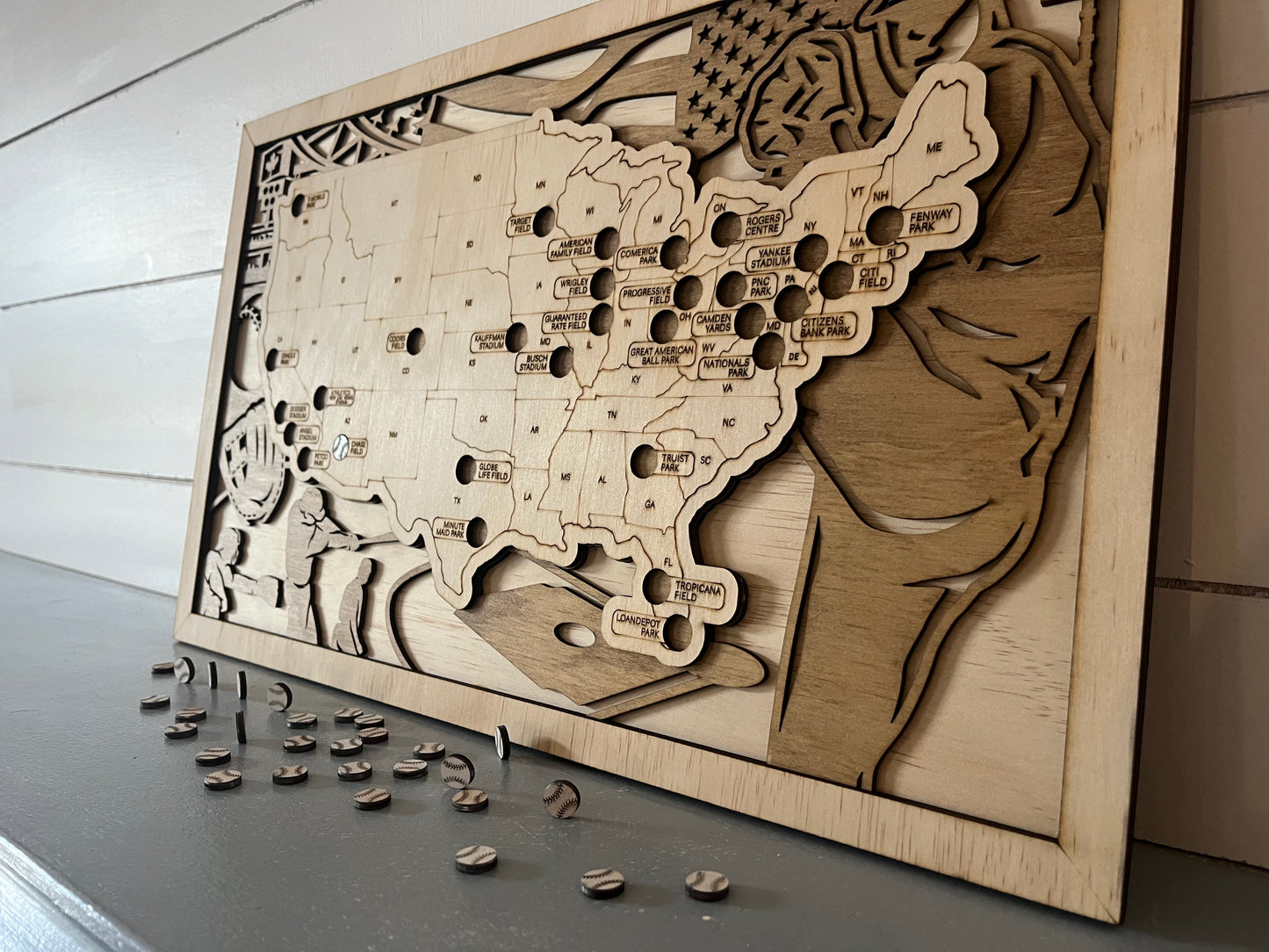 Baseball Stadium Map