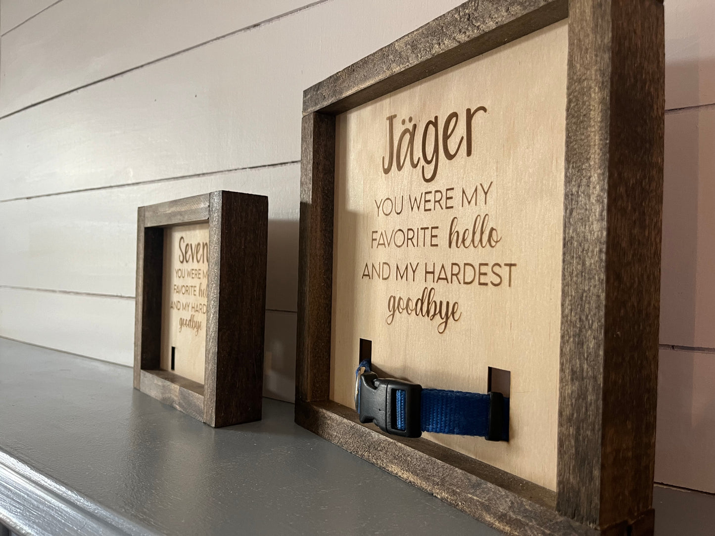 Pet Collar Holder Sign - Dog/Cat