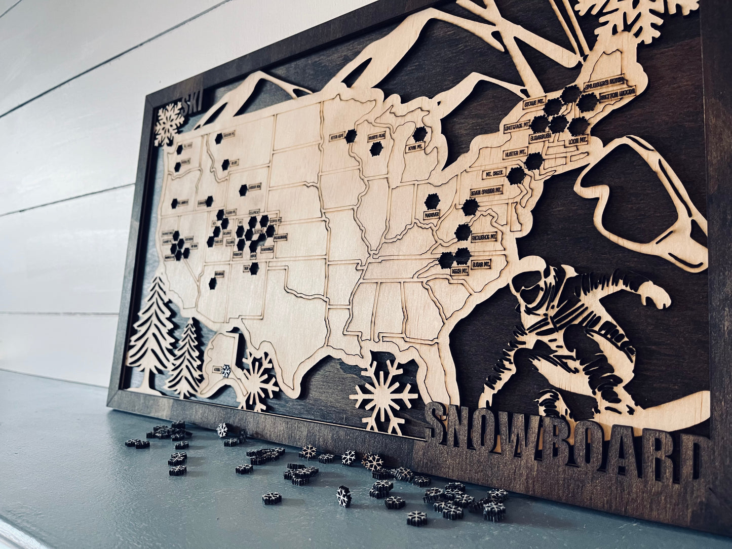 Ski & Snowboarding Travel Map