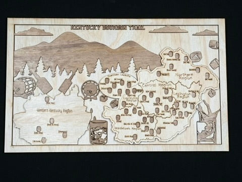 Kentucky Bourbon Trail Map