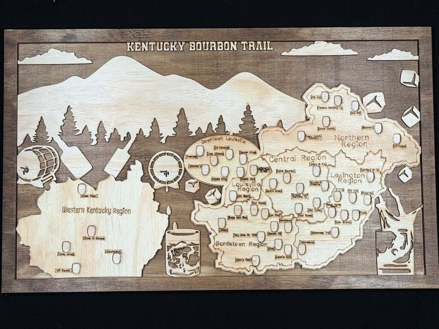 Kentucky Bourbon Trail Map