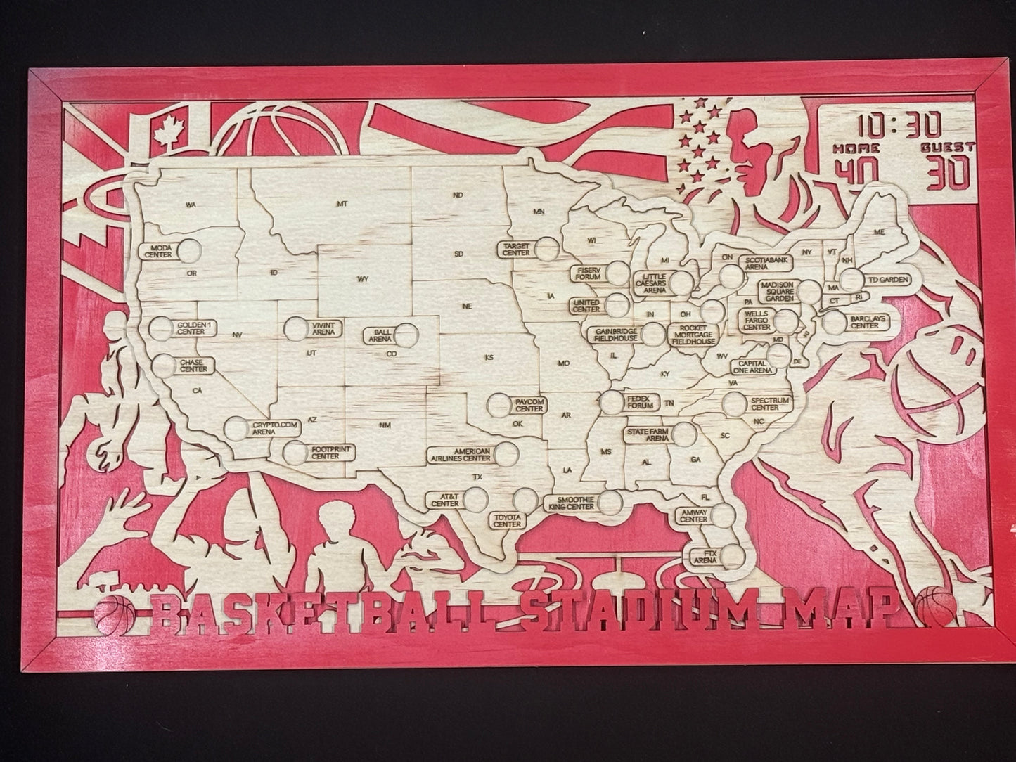 Basketball Stadium Maps