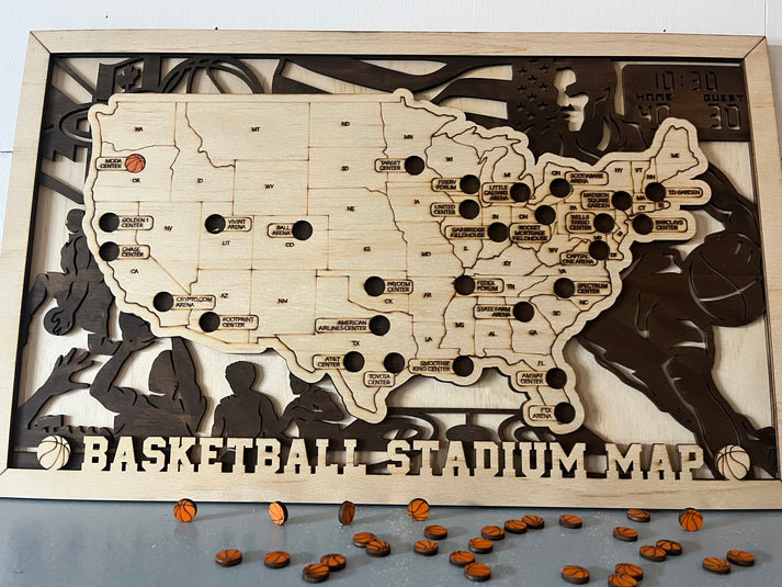 Basketball Stadium Maps – Mack4Designs